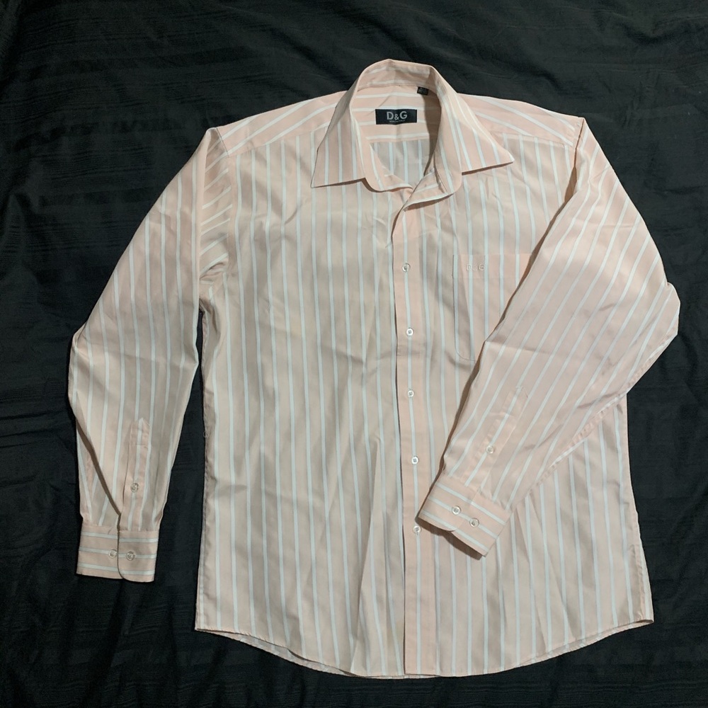 Dolce & Gabbana salmon dress shirt